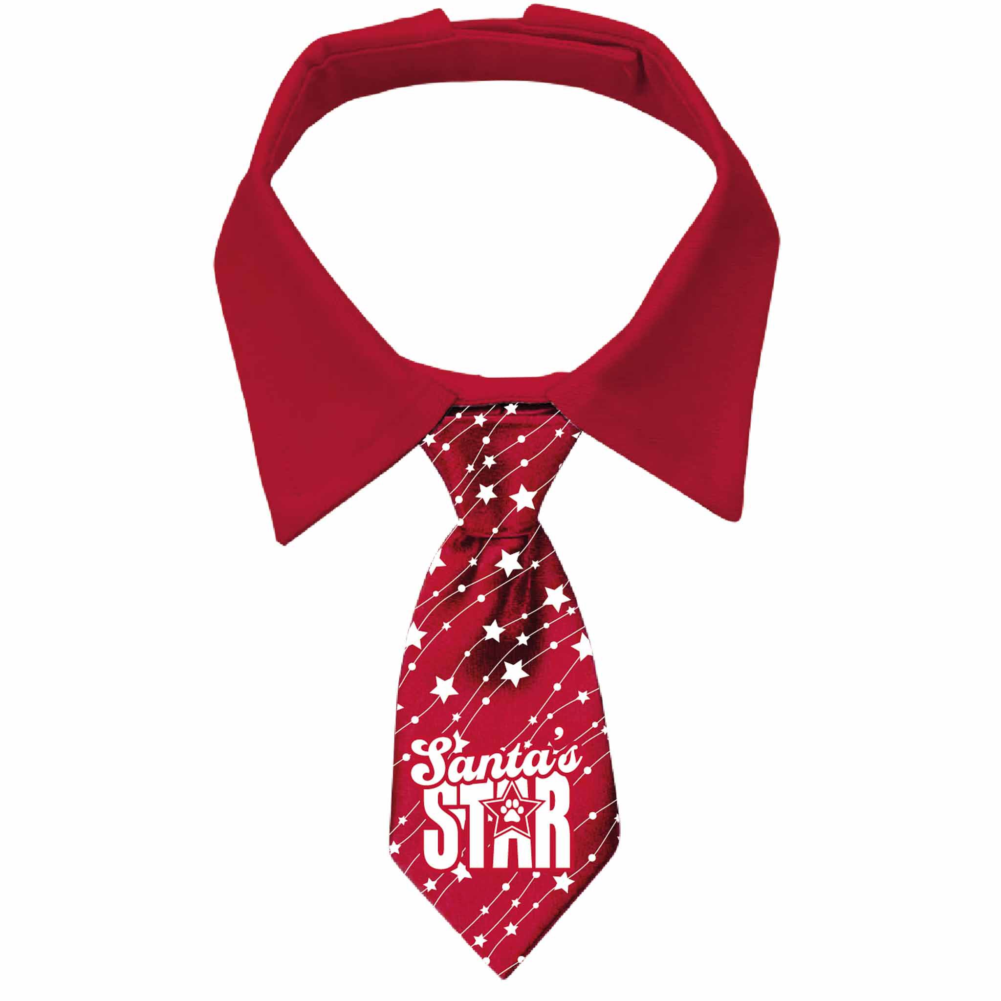 Plenty Gifts Tie Xmas Santa's Star Stars Dog XL