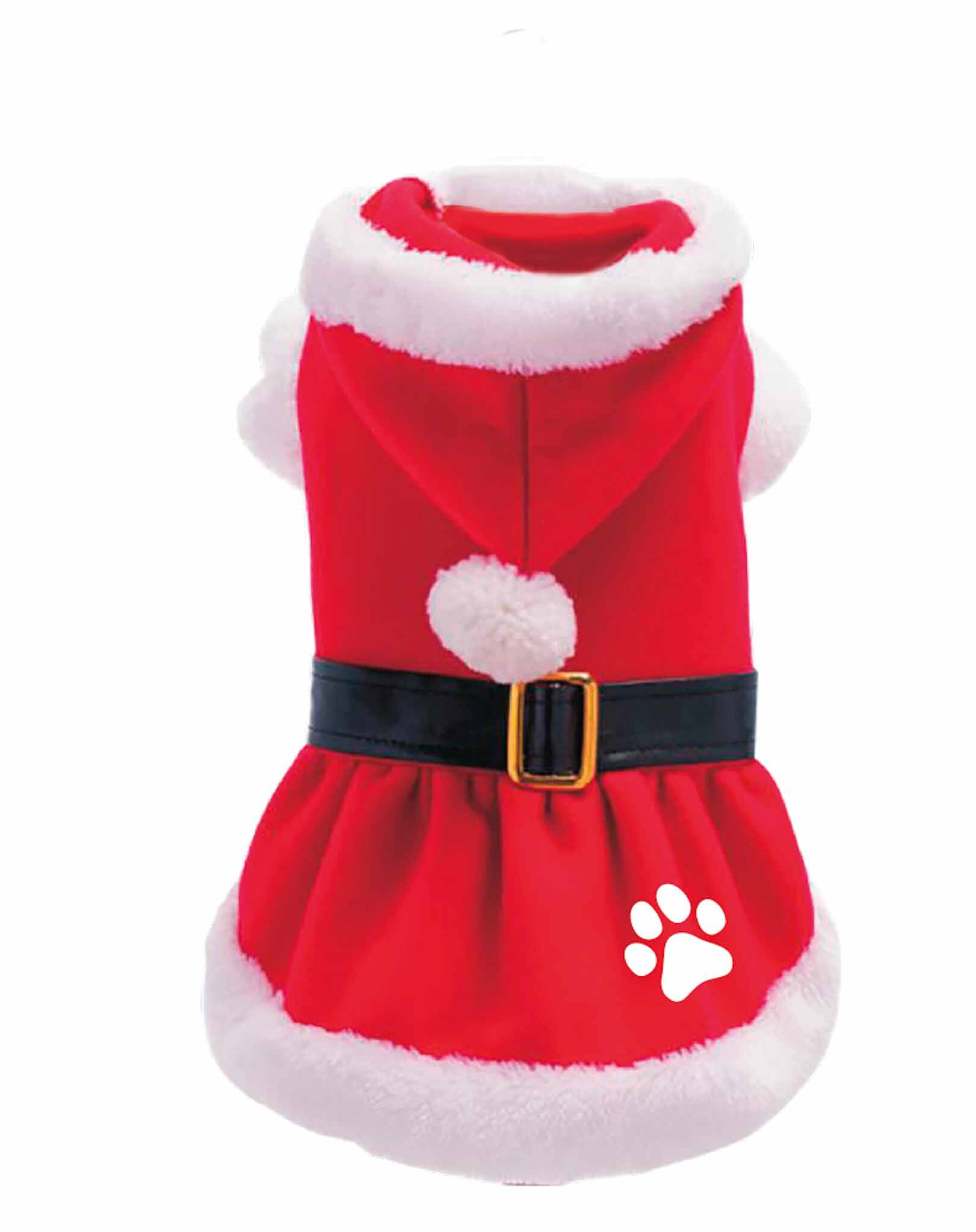 Plenty Gifts Costume Xmas Red Paw Female M