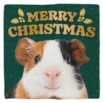 Deco Tile Xmas Guinea Pig