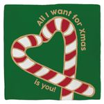 Deco Tile Xmas All I Want For Xmas Candy Green