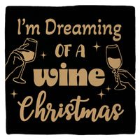 Plenty Gifts Deco Tile Xmas I'm Dreaming Wine Xmas