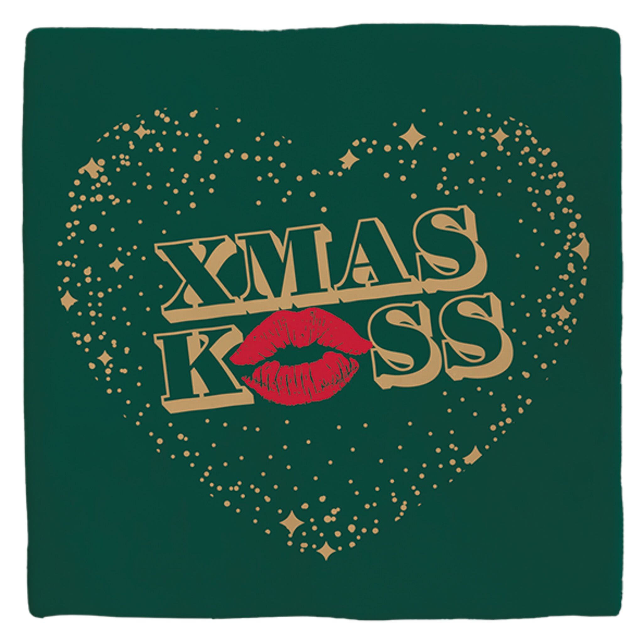 Plenty Gifts Deco Tile Xmas Xmas Kiss