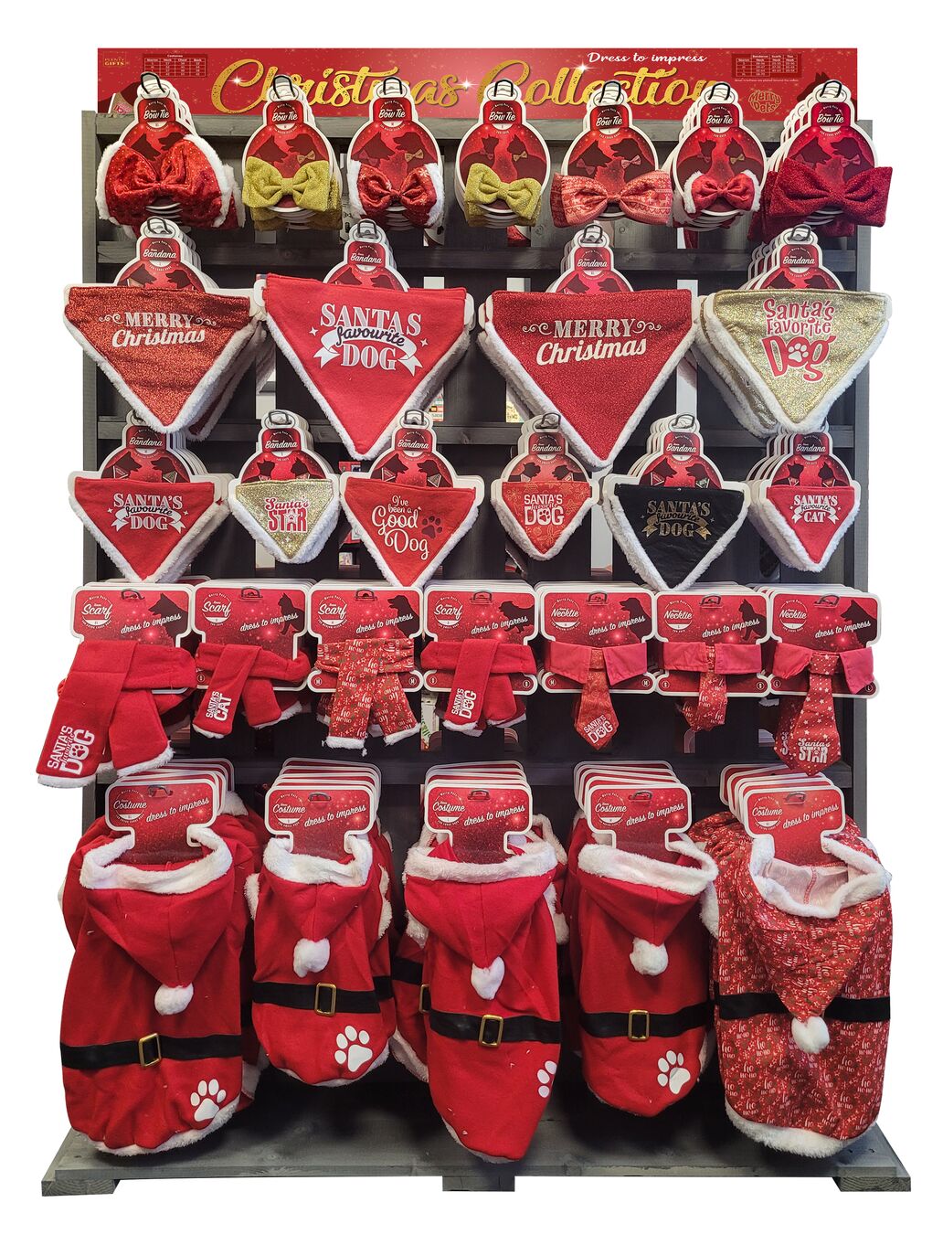 Plenty Gifts Display Xmas Merry Pets Cottage