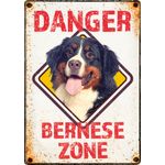 Bord blik Danger Bernese Zone (v)