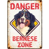 Plenty Gifts Bord blik Danger Bernese Zone (v)