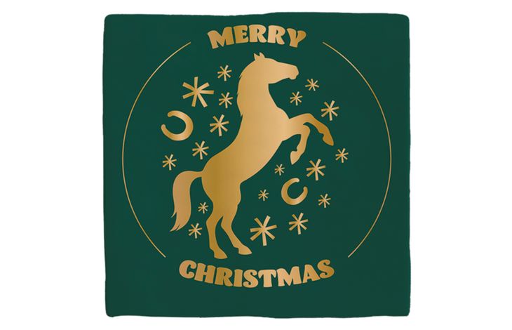 Plenty Gifts Deco Tile Xmas Horse