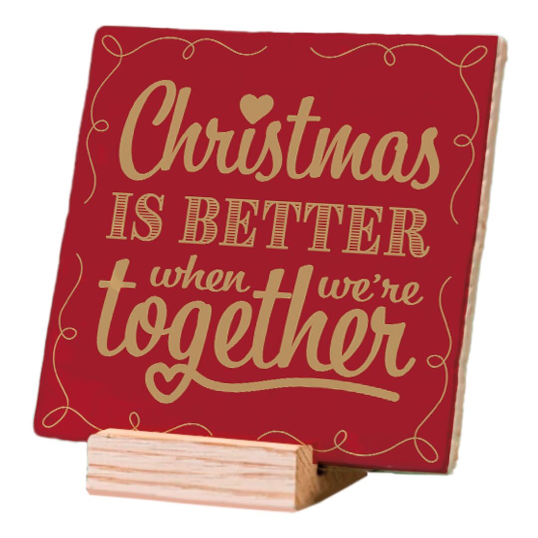 Plenty Gifts Deco Tile Xmas  Christmas Is Better