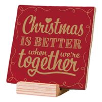 Plenty Gifts Deco Tile Xmas  Christmas Is Better