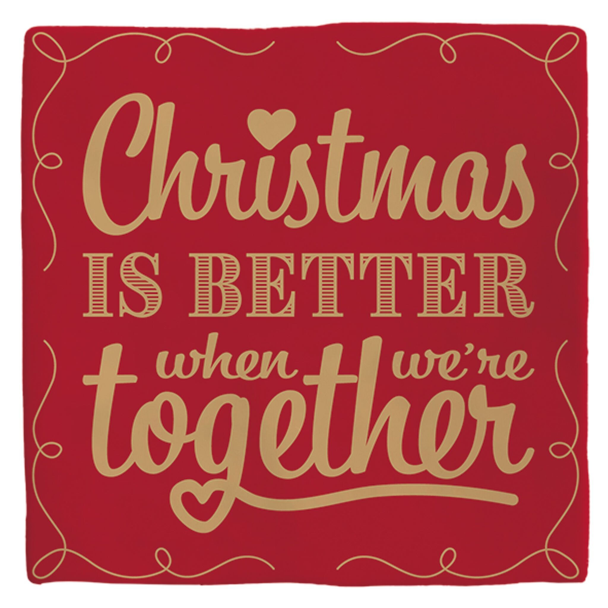 Plenty Gifts Deco Tile Xmas  Christmas Is Better