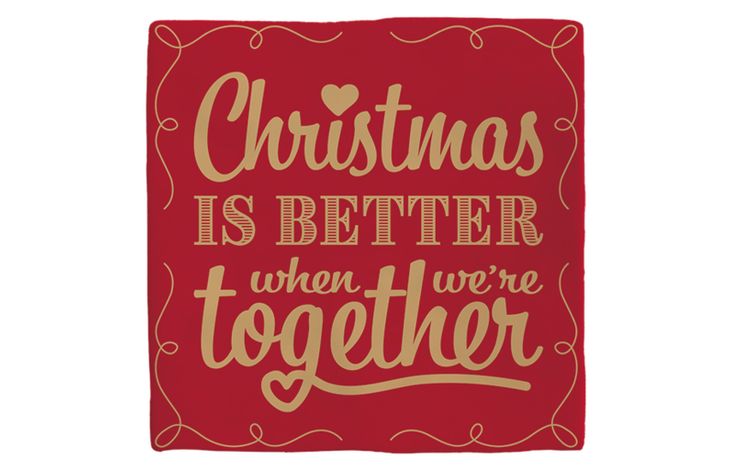 Plenty Gifts Deco Tile Xmas  Christmas Is Better