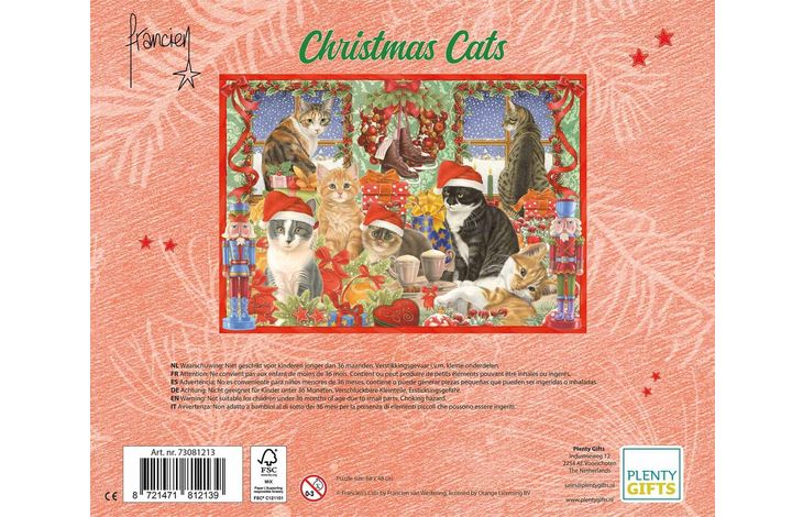 Plenty Gifts Puzzel Xms Franciens Katten