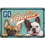 Bord blik A4 Go Frenchies (h)
