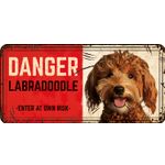 Bord blik HL Danger Labradoodle
