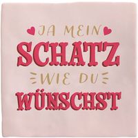 Plenty Gifts Deco Tile Ja Mein Schatz