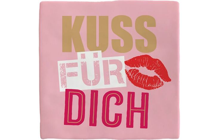 Plenty Gifts Deco Tile Kus Fur Dich