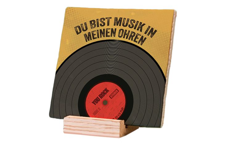 Plenty Gifts Deco Tile Du Bist Musik