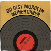 Plenty Gifts Deco Tile Du Bist Musik