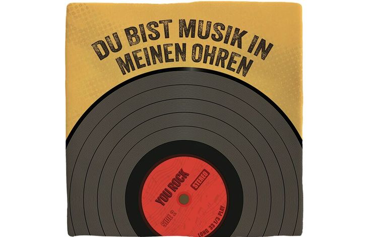 Plenty Gifts Deco Tile Du Bist Musik