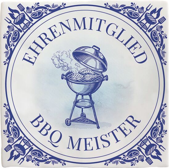 Plenty Gifts Deco Tile BBQ Meister