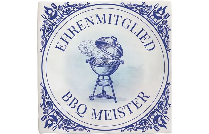 Plenty Gifts Deco Tile BBQ Meister