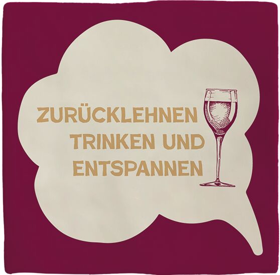 Plenty Gifts Deco Tile Zurucklehnen Trinken