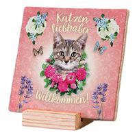 Plenty Gifts Deco Tile Katzen Liefhaber