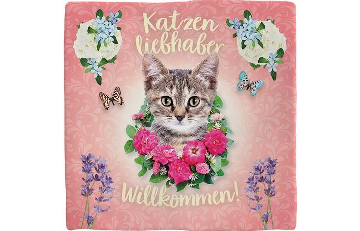 Plenty Gifts Deco Tile Katzen Liefhaber