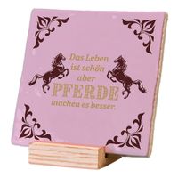 Plenty Gifts Deco Tile Pferde machen es Besser