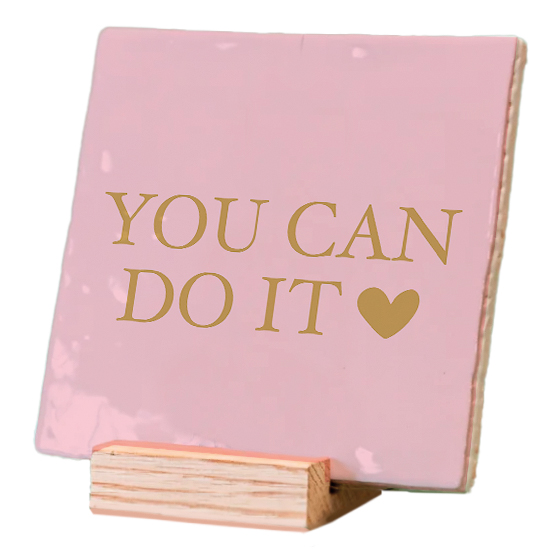 Plenty Gifts Deco Tile You Can Do It
