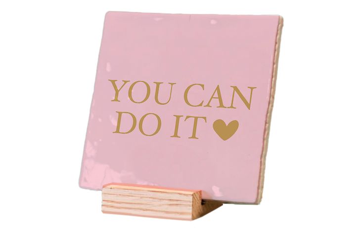 Plenty Gifts Deco Tile You Can Do It