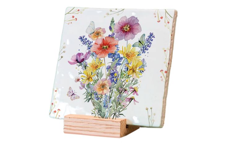 Plenty Gifts Deco Tile Flowers