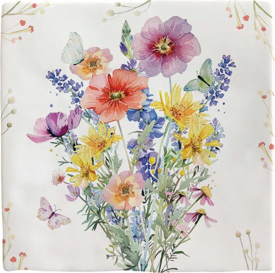 Plenty Gifts Deco Tile Flowers