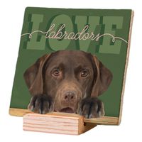 Plenty Gifts Deco Tile Labrador Love