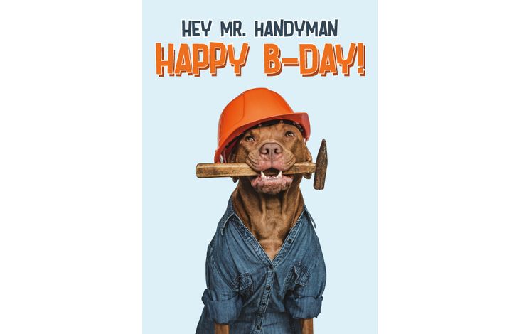 Plenty Gifts Kaart A5 Handyman (v)