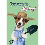 Kaart A5 Congrats My Boy (v)