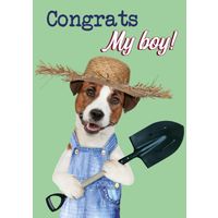 Plenty Gifts Kaart A5 Congrats My Boy (v)