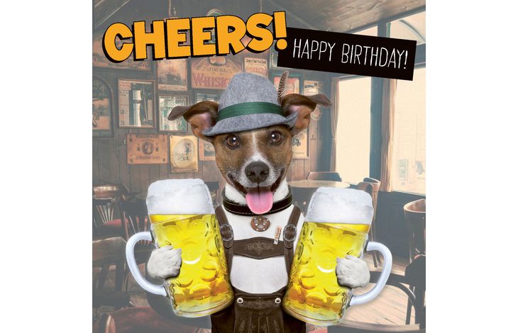 Plenty Gifts Kaart Cheers Happy Birthday
