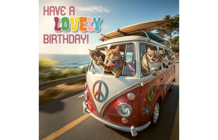 Plenty Gifts Kaart A Lovely Birthday Bus