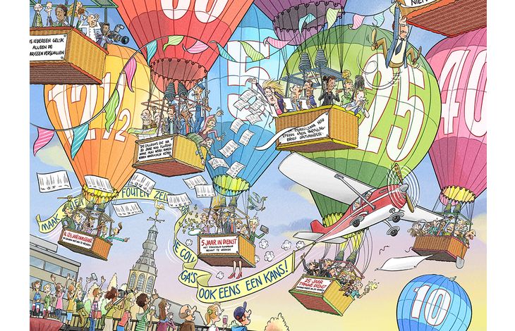 Personalia Puzzel Hoera Jubileum 1000