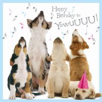 Plenty Gifts Kaart Howling Pups