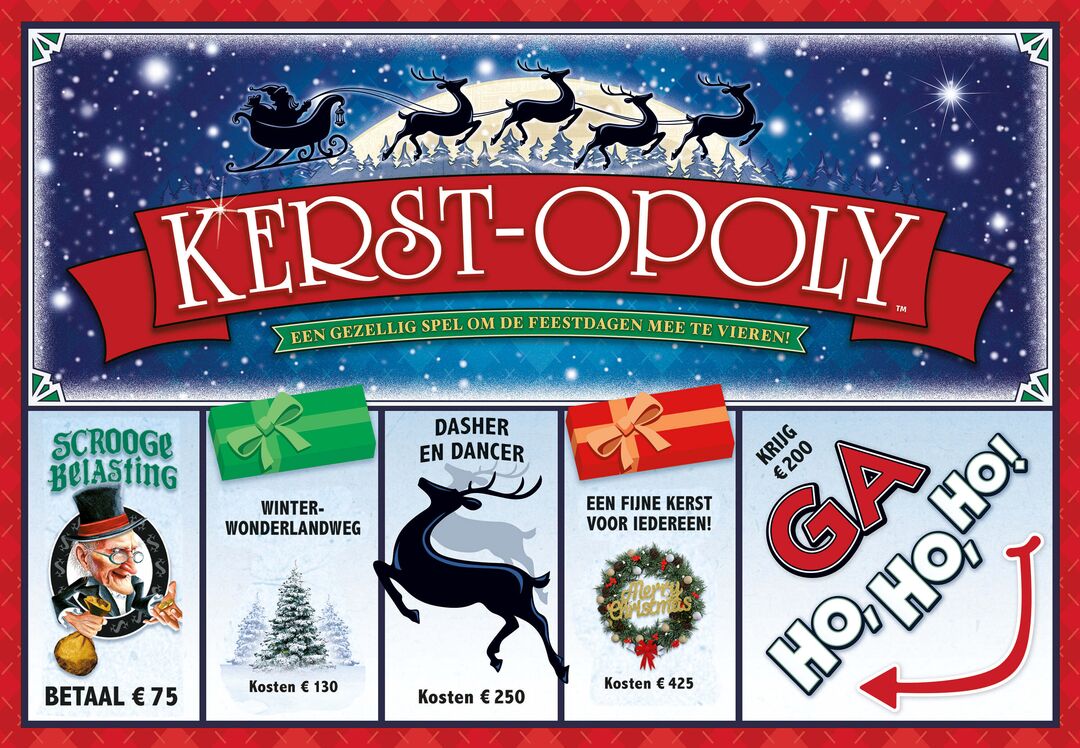 Late For The Sky Opoly Kerst