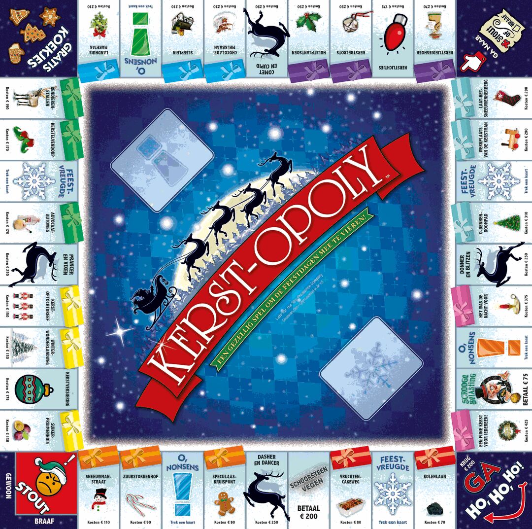 Late For The Sky Opoly Kerst