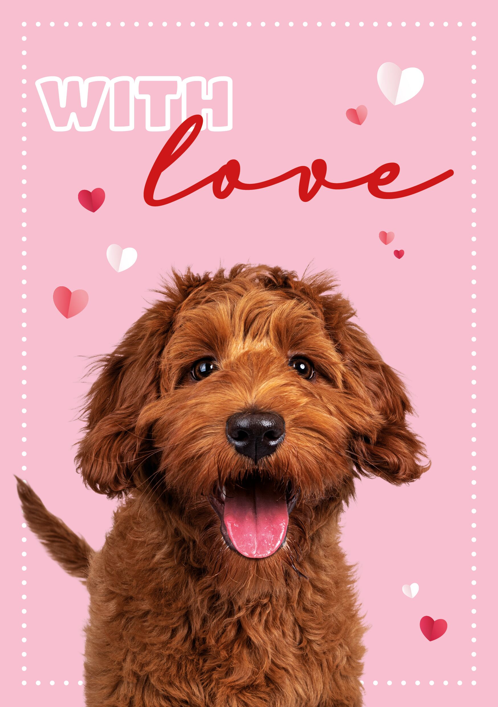 Plenty Gifts Kaart A5 With Love (v)