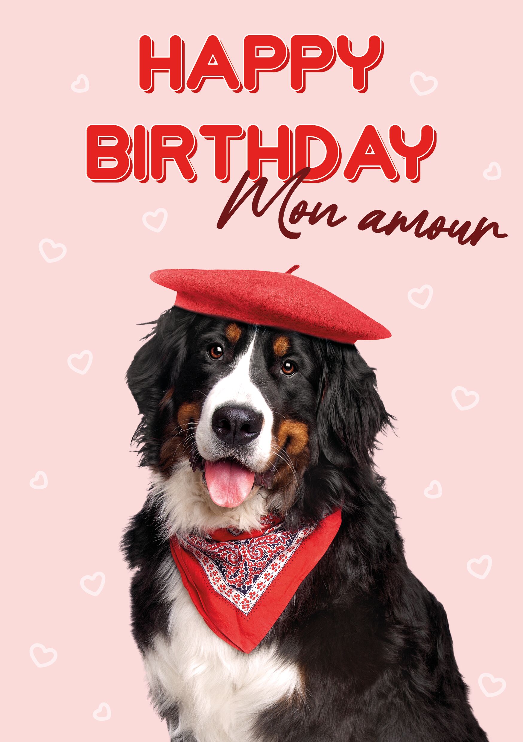 Plenty Gifts Kaart A5 Happy Birthday Mon Amour (v)