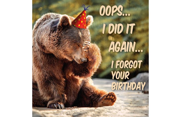 Plenty Gifts Kaart Oops I Forgot