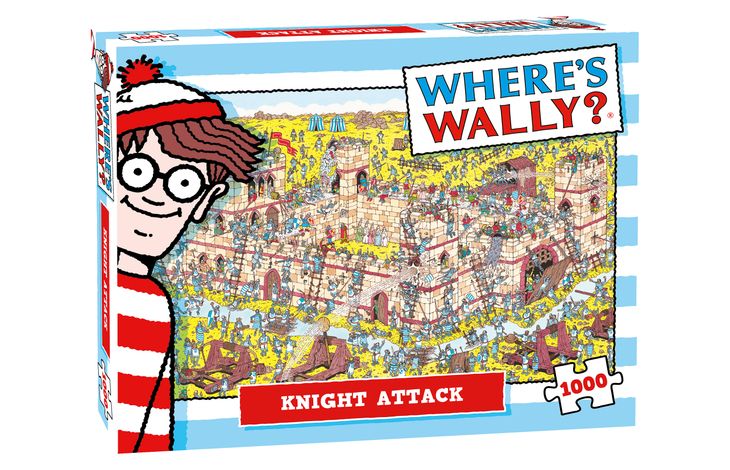 Plenty Gifts Puzzel Where's Wally Knight Attack 1000