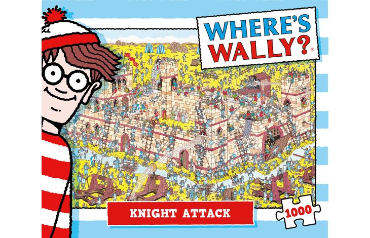 Plenty Gifts Puzzel Where's Wally Knight Attack 1000