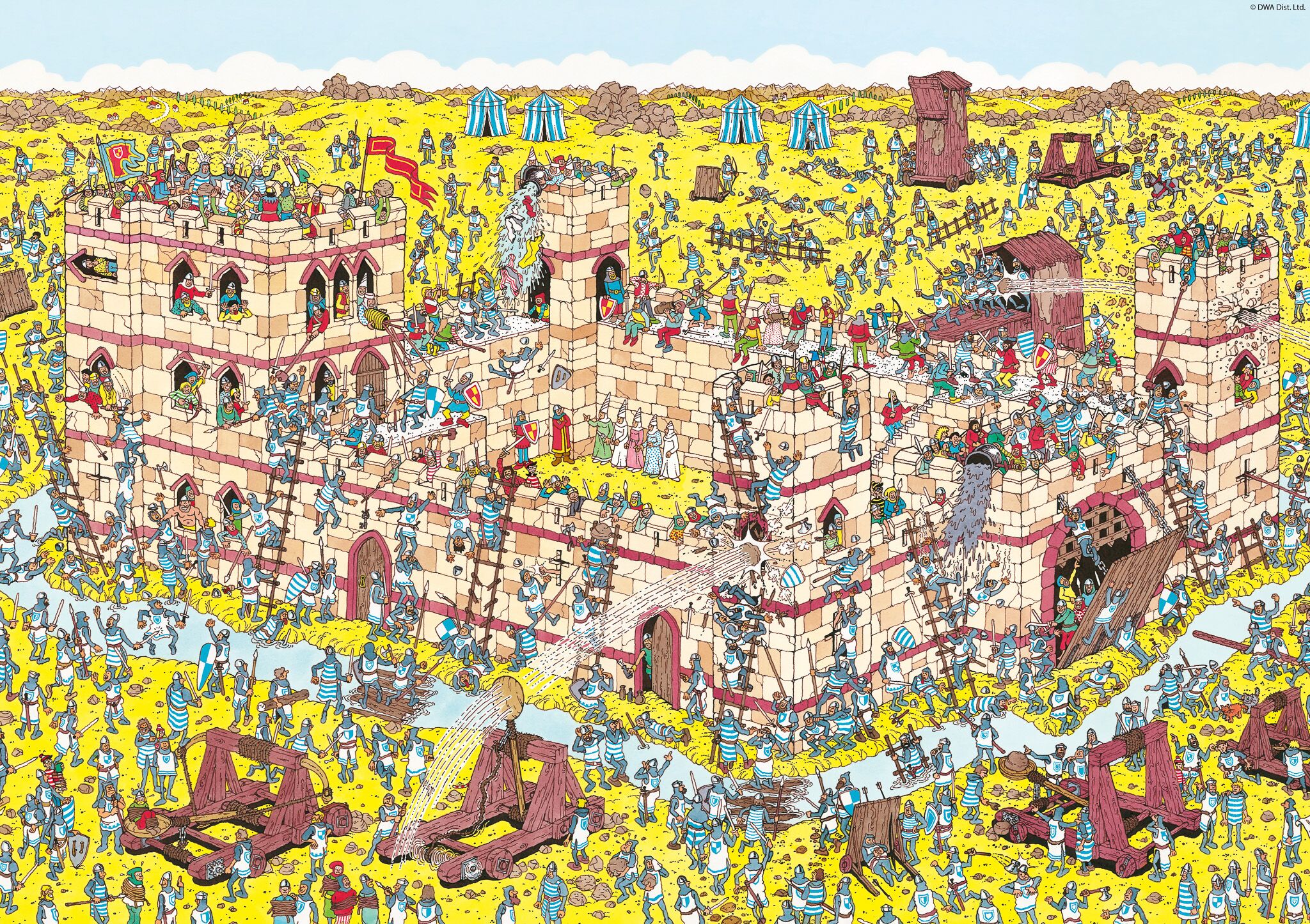 Plenty Gifts Puzzel Where's Wally Knight Attack 1000