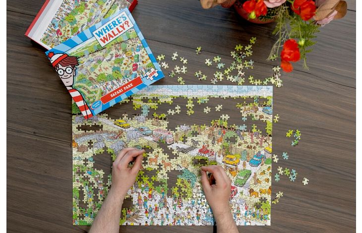 Plenty Gifts Puzzel Where's Wally Safari Park 1000