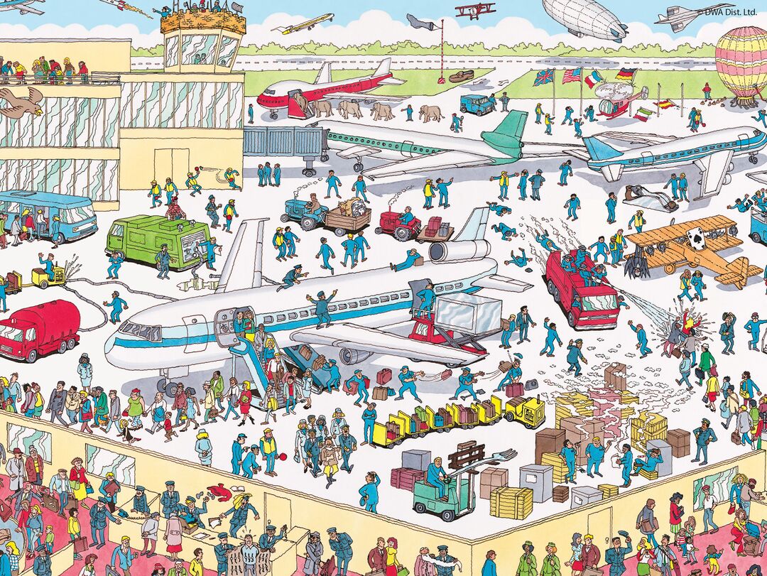 Plenty Gifts Puzzel Where's Wally 3 in 1